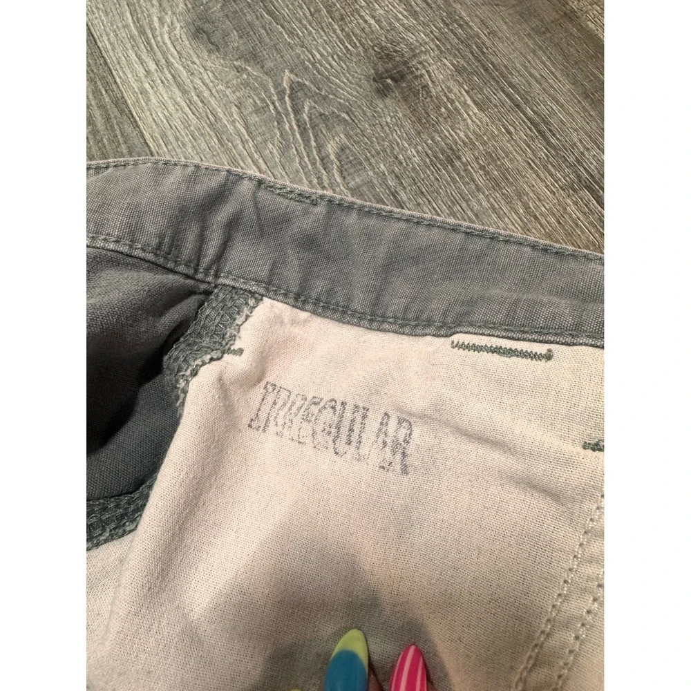 Carhartt B147 FAT Mens Gray Canvas Work Shorts Original Fit Size 42 Hammer Loop - Picture 4 of 4